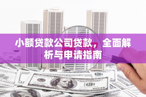 鄞州小额贷款公司贷款，全面解析与申请指南