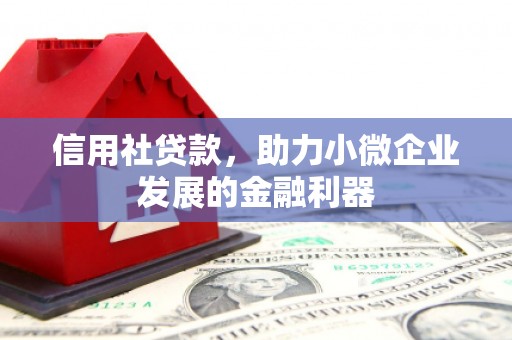 鄞州信用社贷款，助力小微企业发展的金融利器